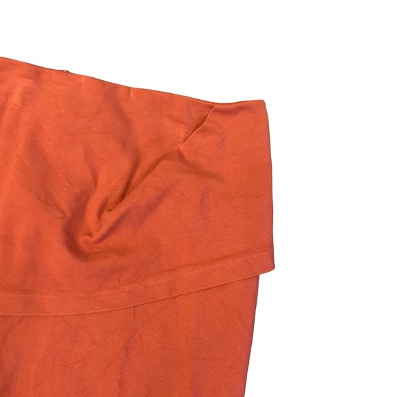 CAbi Overlay Pencil Skirt #3099 sz 8 Orange Rust 3637 - Picture 6 of 9